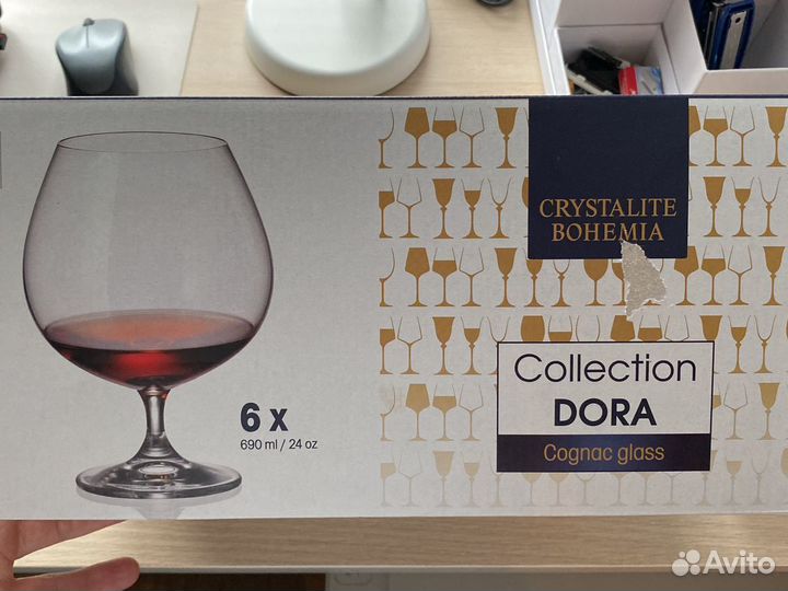 Набор бокалов Crystalite Bohemia Дора