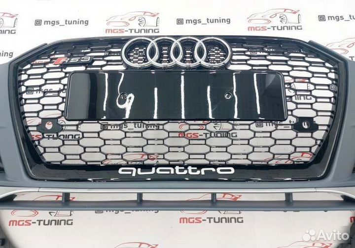 Бампер RS3 Ауди A3 Хэтчбек 16-20 8V рест Audi A3