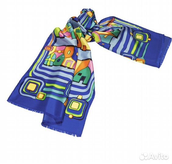 Шарф Frey wille Посвящение Хундертвассеру