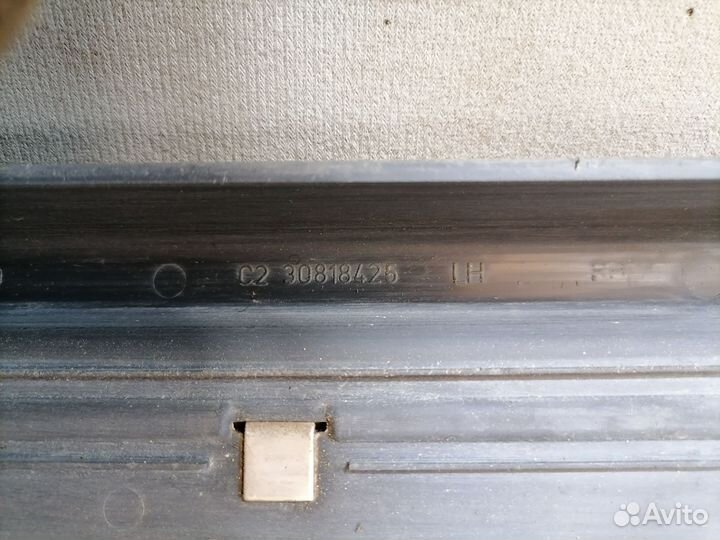 Накладка порога внутренняя для Volvo S40 2001-2004