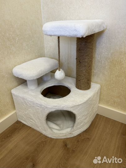 Домик для кошки с когтеточкой