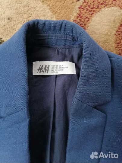 Пиджак на мальчика 7-8 лет