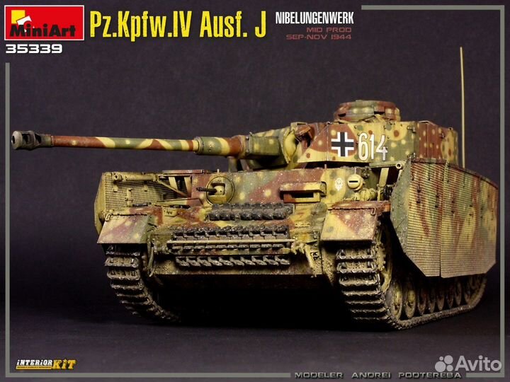 MA35339 Немецкий танк Pz.Kpfw.IV Ausf. J Nibelung
