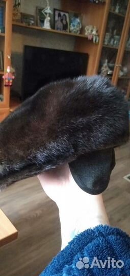 Меховая мужская кепка