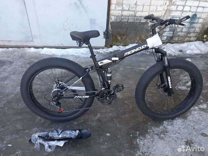 Велосипед фэтбайк складной