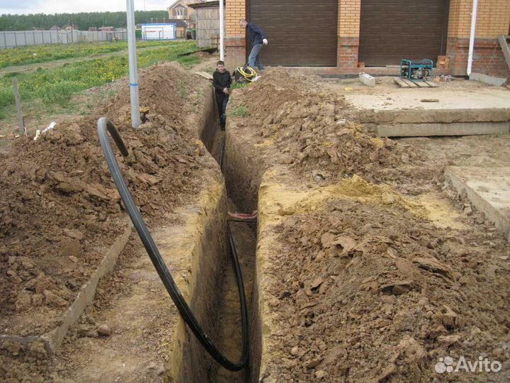 Прокладка водопровода