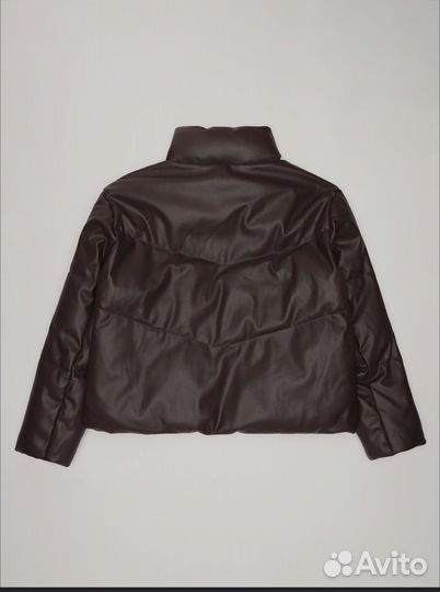 Кожаная куртка Pull and Bear