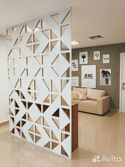 Перегородки (ширмы), зонирование пространства