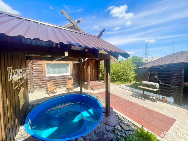 Аренда беседки с бассейном