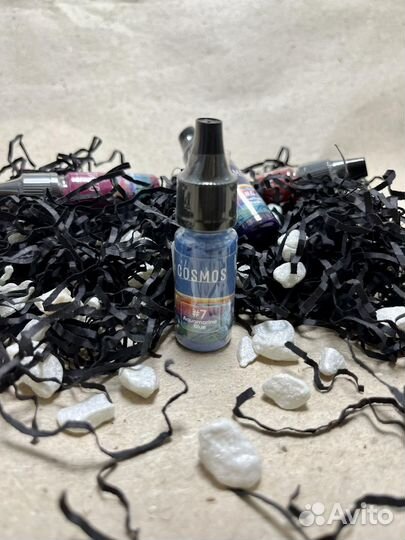 Краска для тату cosmos #7 aquamarine blue