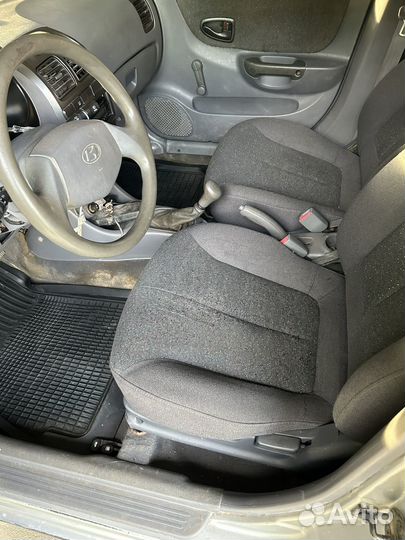 Hyundai Accent 1.5 МТ, 2005, битый, 240 000 км