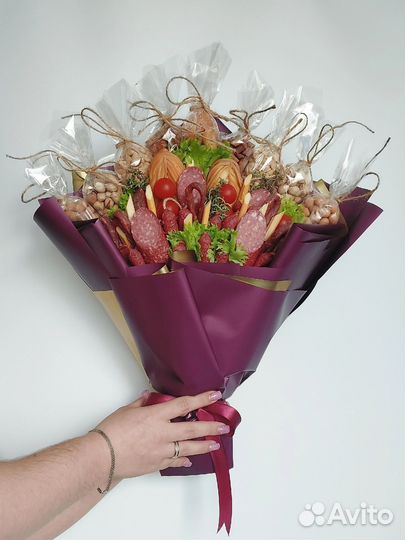 Съедобные букеты для мужчин