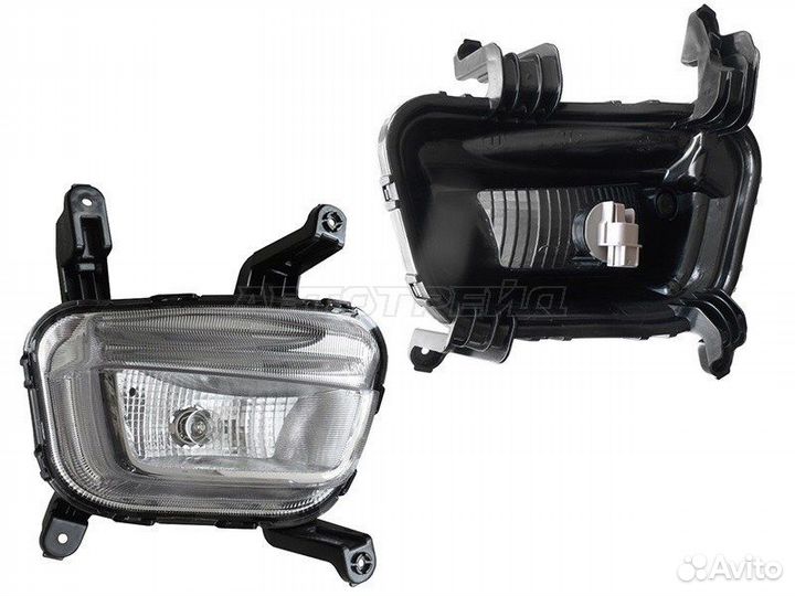 Противотуманная фара Kia Rio 3 рестайлинг (2015-20