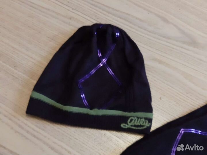 Комплект:шапка,шарф и перчатки