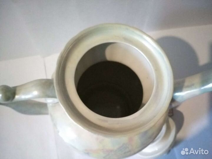 Большой кофейный чайник СССР фарфор