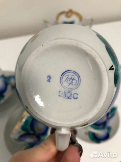 Чайный сервиз СССР пфз