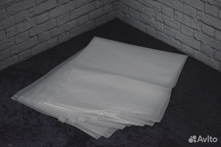 Пакет зип для маркетплейсов с бегунком 25х30х120