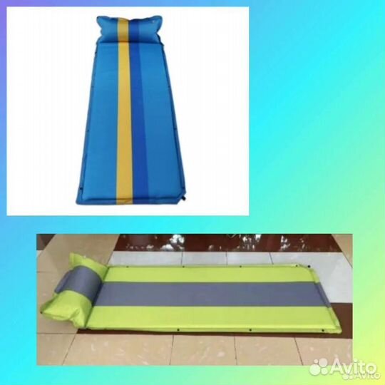 Туристический матрас коврик самонадувной