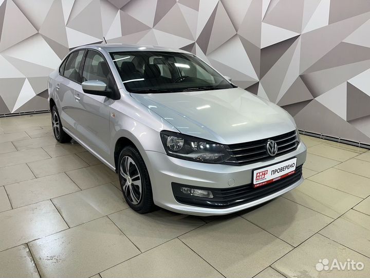 Volkswagen Polo 1.6 AT, 2018, 97 768 км