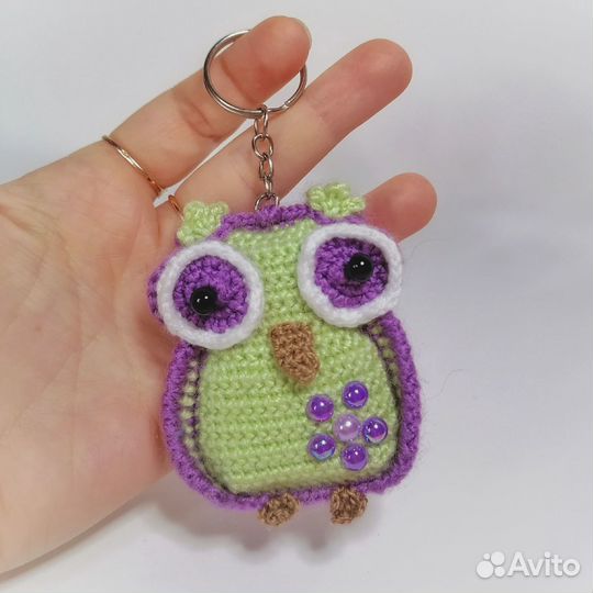 Вязаные брелки ручной работы