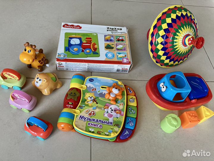 Развивающие игрушки пакетом / муз. книга Vtech