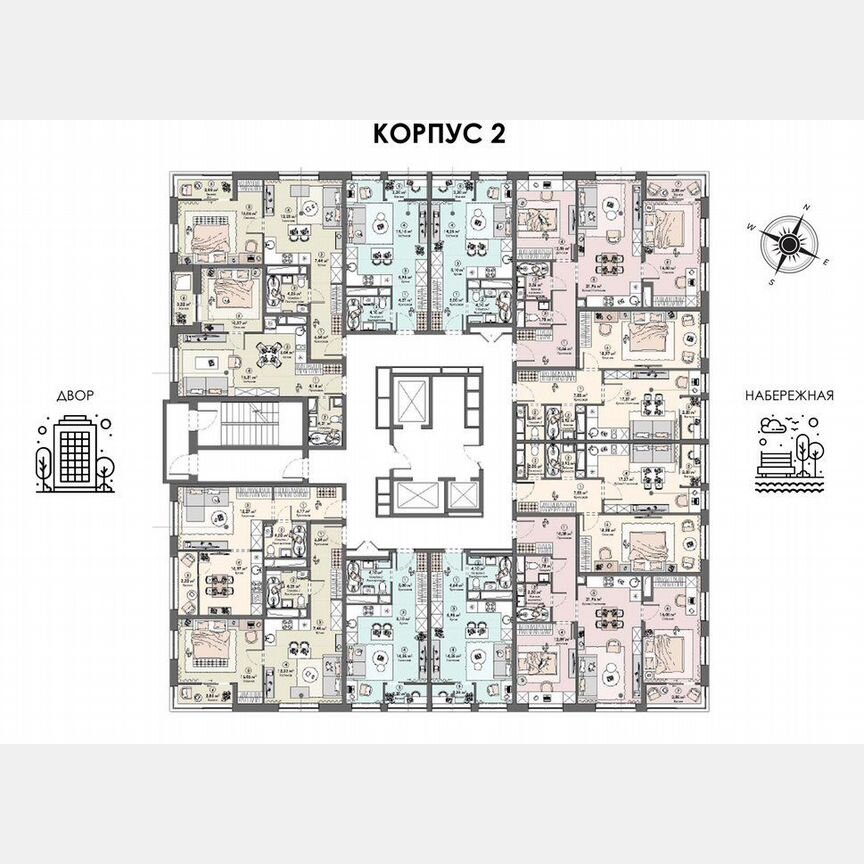 1-к. квартира, 36,4 м², 16/23 эт.