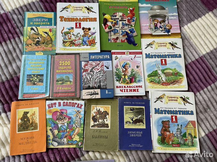 Книги. учебники. внекласное чтение