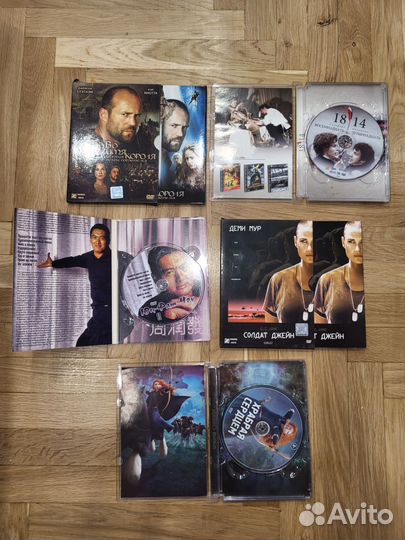 DVD диски фильмы мультфильмы