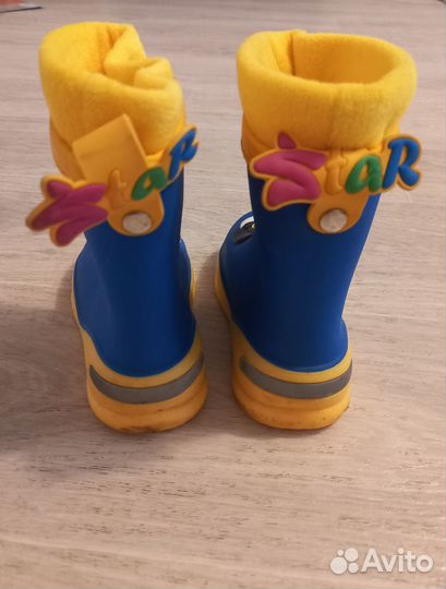 Детские резиновые сапоги 24 размер