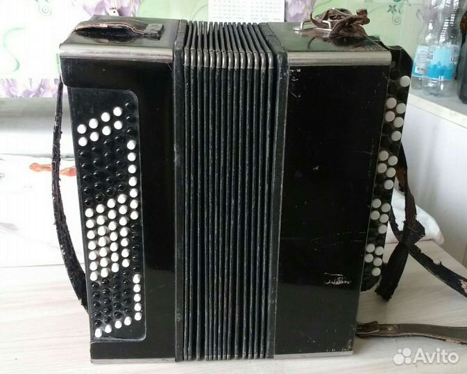 Баян СССР трехрядный старый