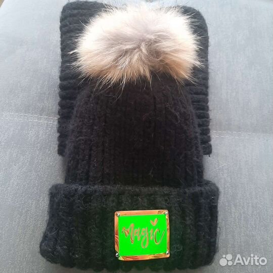 Шапка и снуд для девочки