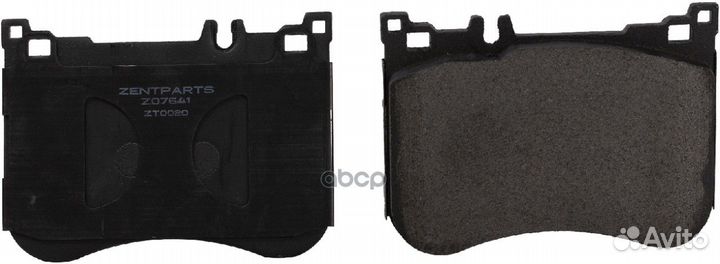 Z07641 колодки дисковые передние MB W222 S300