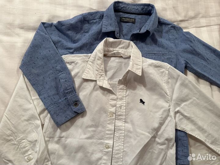 Рубашка школьная 116-122