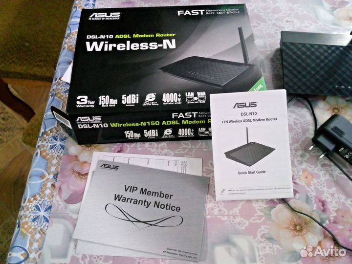 Модем, роутер asus DSL-N10