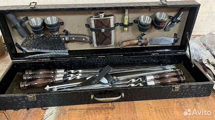 Подарочный набор для мужчины с шампурами