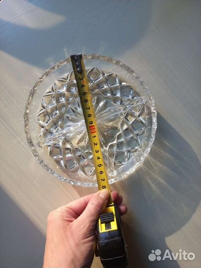 Менажница хрусталь