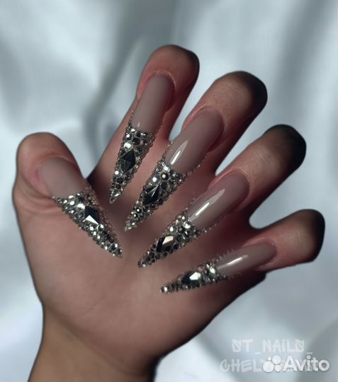 Маникюр гель-лак, наращивание