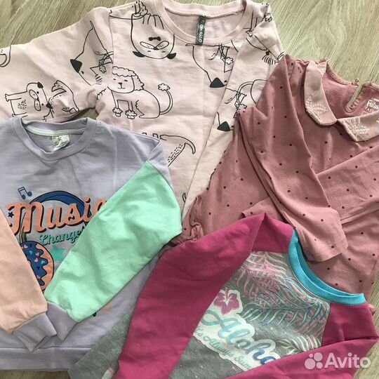 Вещи пакетом на девочку 92-110