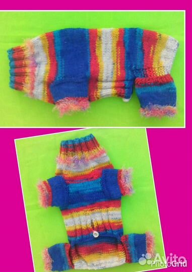 Вязаная одежда для собачек, котов