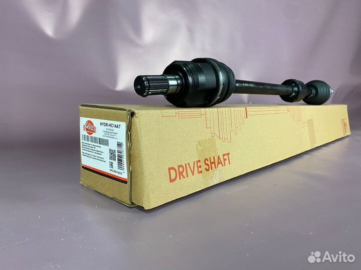 Приводной вал в сборе 1.6 АКПП правый solaris 2