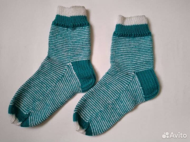 Носки теплые, ручной работы