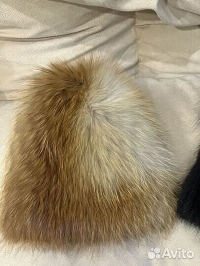 Женская шапка натуральный мех