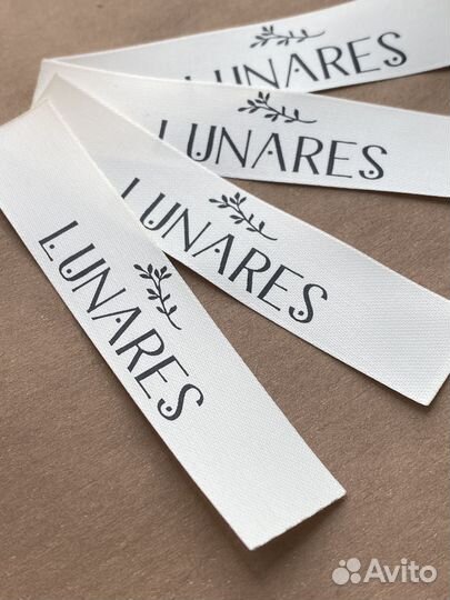 Печать бирок составников размерников для одежды