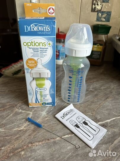 Бутылочка dr browns options+