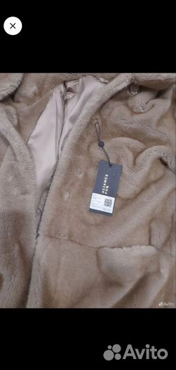 Искусственная шуба под норку 48