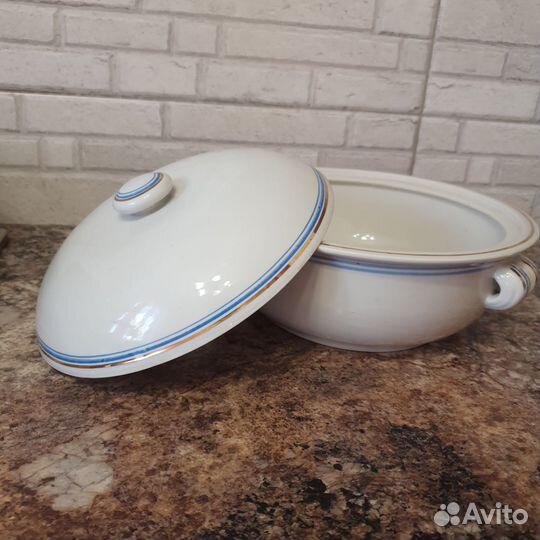 Посуда СССР с клеймом фарфор, цветное стекло