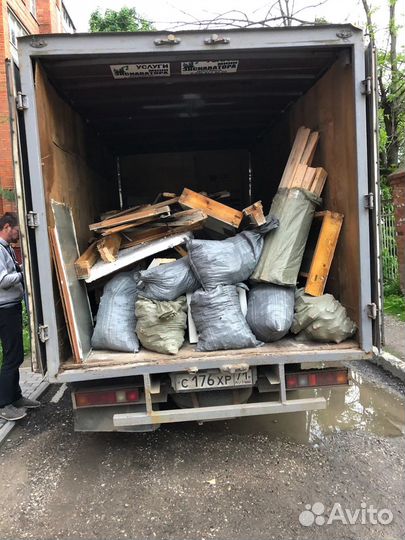 Вывоз мусора на газелях