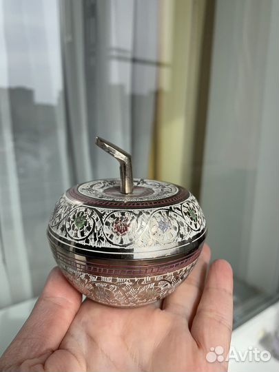Конфетница шкатулка яблоко