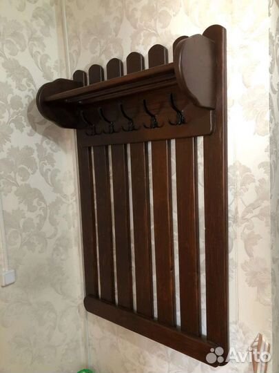 Вешалка, лавка, стол ручная работа