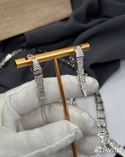 Серьги bvlgari